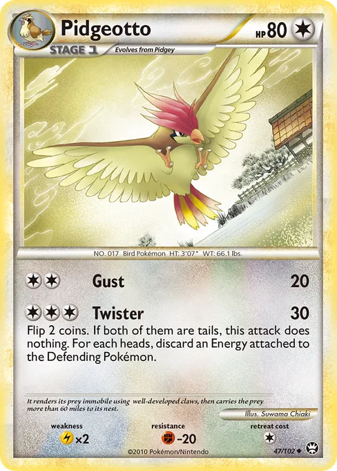Pidgeotto, HS—Triumphant #47