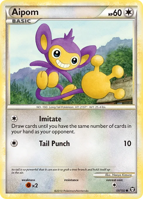 Aipom, HS—Triumphant #55