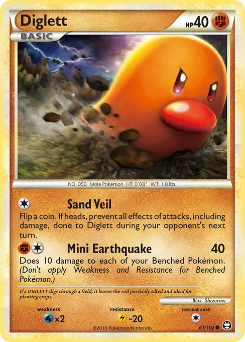 Diglett, HS—Triumphant #61
