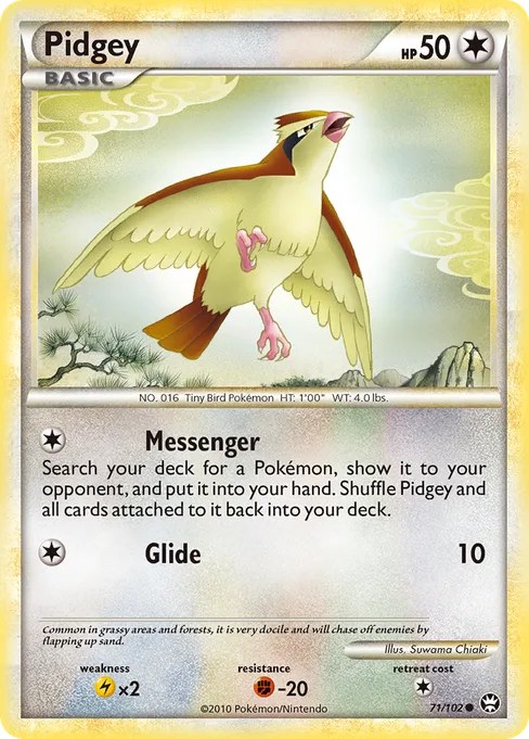 Pidgey, HS—Triumphant #71