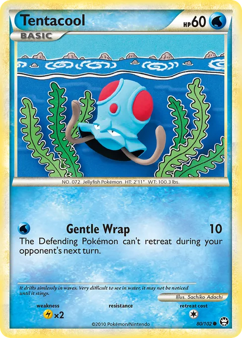 Tentacool, HS—Triumphant #80