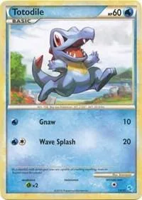 Totodile, HGSS Trainer Kit: Gyarados & Raichu #14
