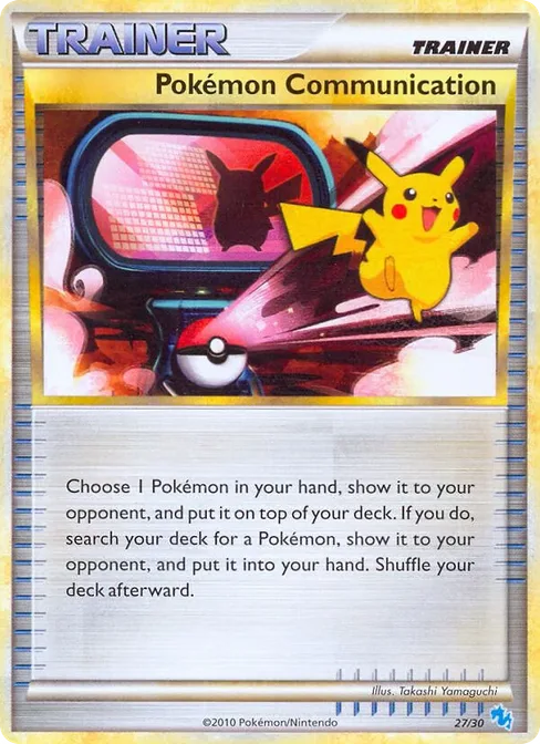 Pokemon Communication, HGSS Trainer Kit: Gyarados & Raichu #27