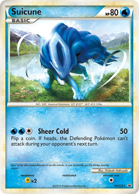 Suicune, HGSS Black Star Promos #HGSS21