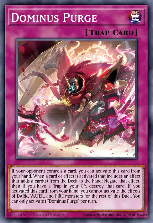 Dominus Purge, The Infinite Forbidden #INFO-EN078