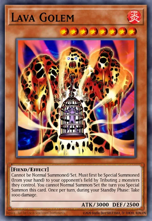 Lava Golem, Invasion of Chaos #IOC-SE4