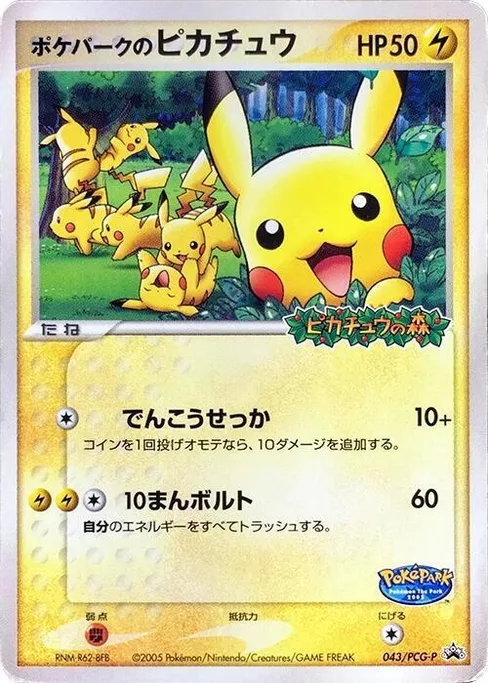 PokePark's Pikachu, PCG-P Promotional cards #43