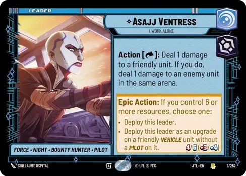 Asajj Ventress — I Work Alone, Jump to Lightspeed #001