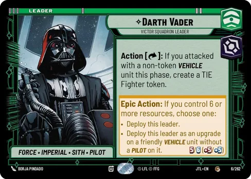 Darth Vader — Victor Squadron Leader, Jump to Lightspeed #006