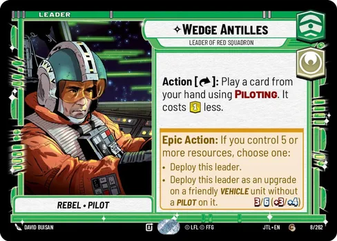 Wedge Antilles — Leader of Red Squadron, Jump to Lightspeed #008