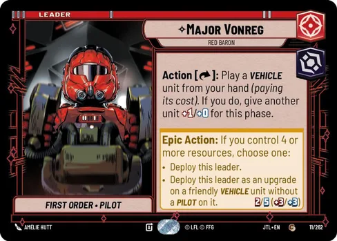 Major Vonreg — Red Baron, Jump to Lightspeed #011