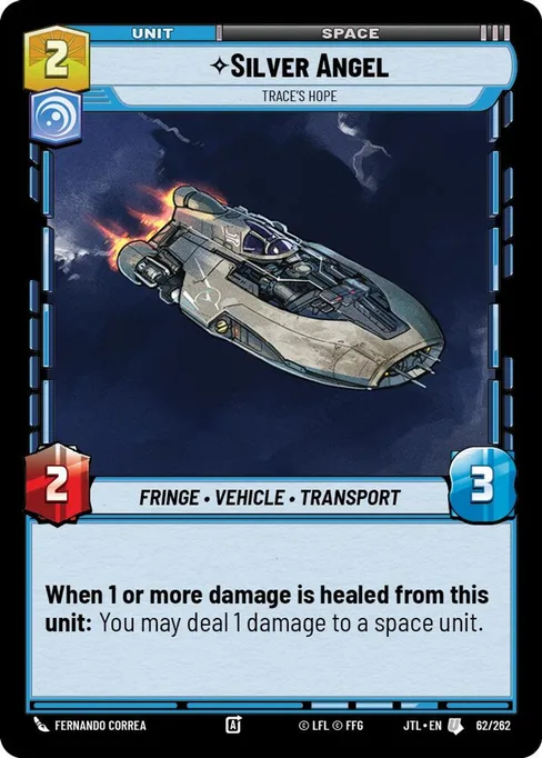 Silver Angel — Trace's Hope, Jump to Lightspeed #062