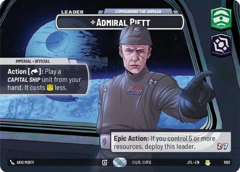 Admiral Piett — Commanding the Armada, Jump to Lightspeed #1001
