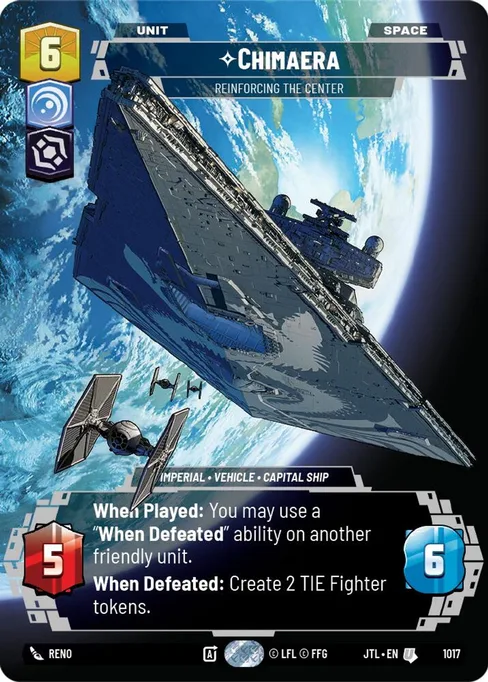 Chimaera — Reinforcing the Center, Jump to Lightspeed #1017