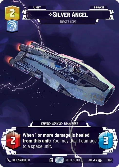 Silver Angel — Trace's Hope, Jump to Lightspeed #1058