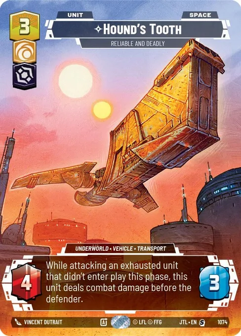 Hound's Tooth — Reliable and Deadly, Jump to Lightspeed #1074