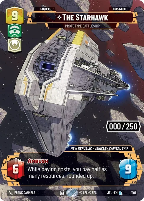 The Starhawk — Prototype Battleship, Jump to Lightspeed #1101