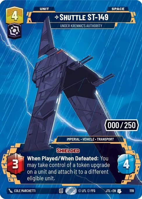 Shuttle ST-149 — Under Krennic's Authority, Jump to Lightspeed #1119