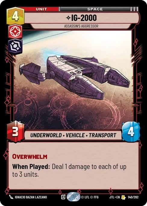 IG-2000 — Assassin's Aggressor, Jump to Lightspeed #140