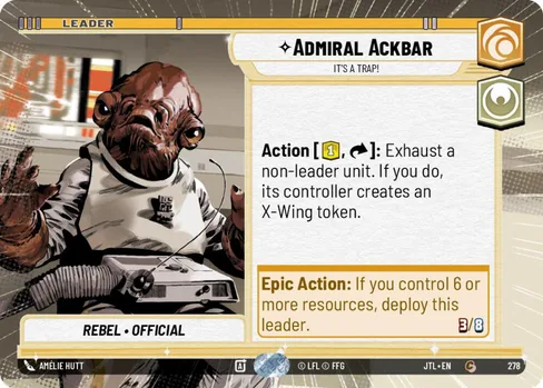Admiral Ackbar — It's A Trap!, Jump to Lightspeed #278