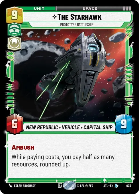 The Starhawk — Prototype Battleship, Jump to Lightspeed #603