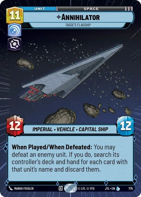 Annihilator — Tagge's Flagship, Jump to Lightspeed #775