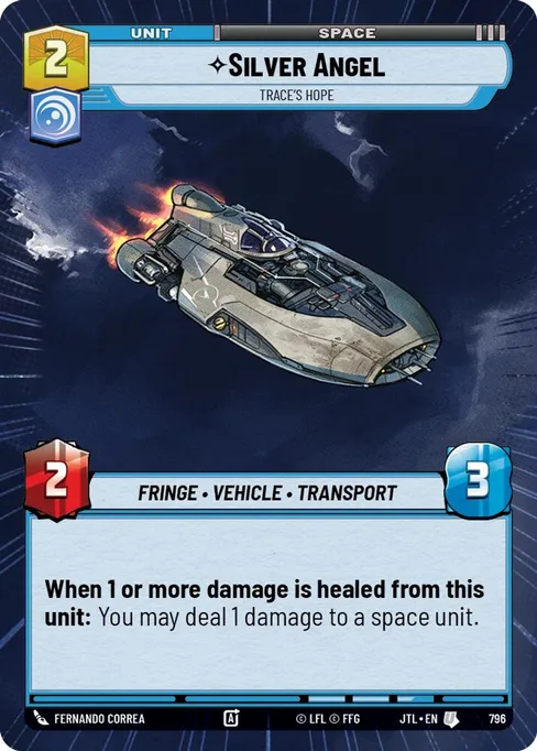 Silver Angel — Trace's Hope, Jump to Lightspeed #796