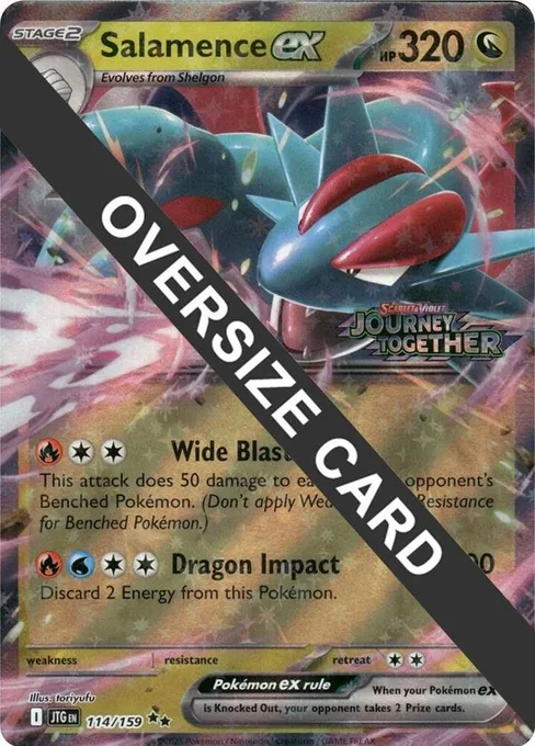 Salamence ex, Jumbo Cards #114