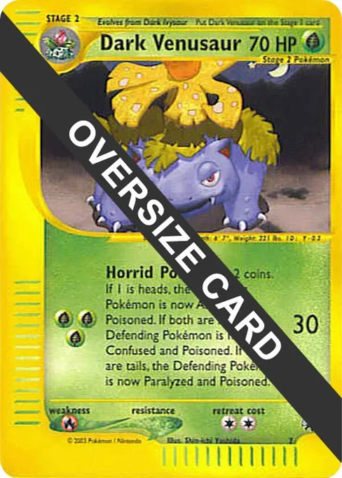 Dark Venusaur, Jumbo Cards #7