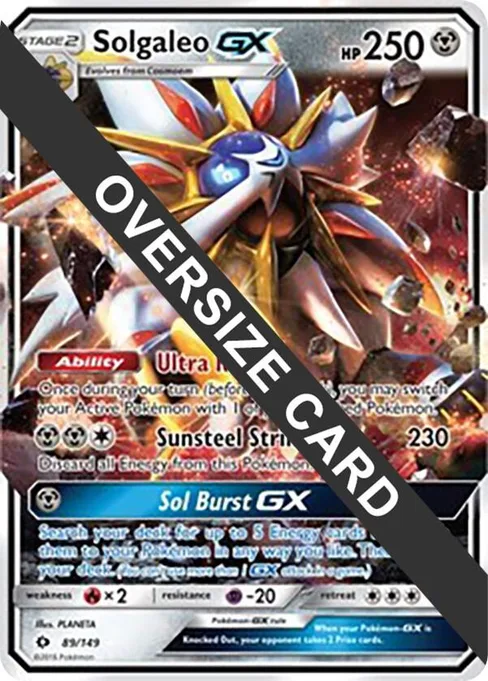 Solgaleo GX, Jumbo Cards #89