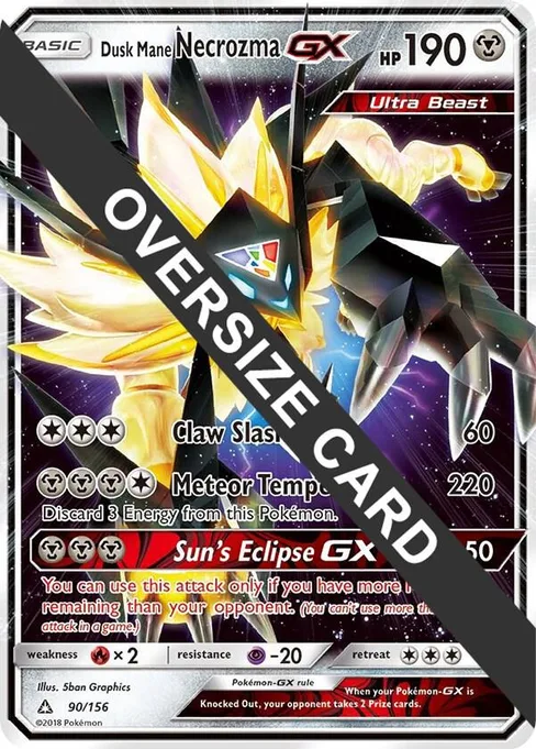 Dusk Mane Necrozma GX, Jumbo Cards #90
