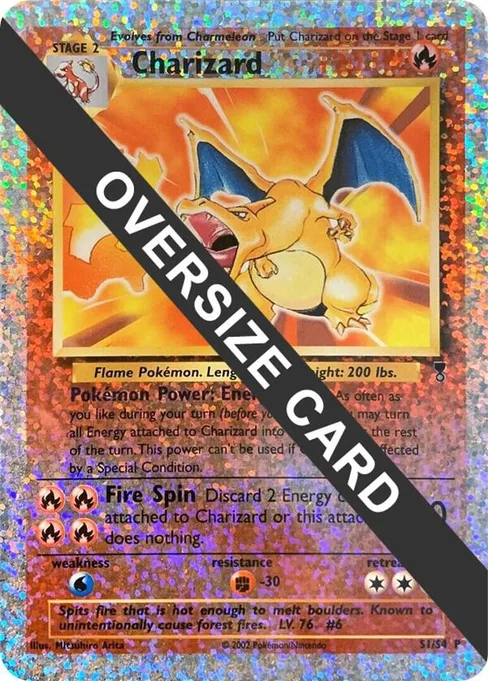 Charizard, Jumbo Cards #S1