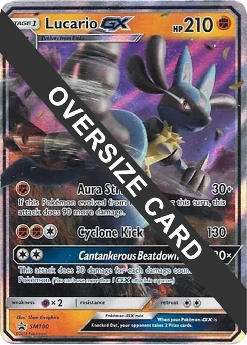 Lucario GX, Jumbo Cards #SM100