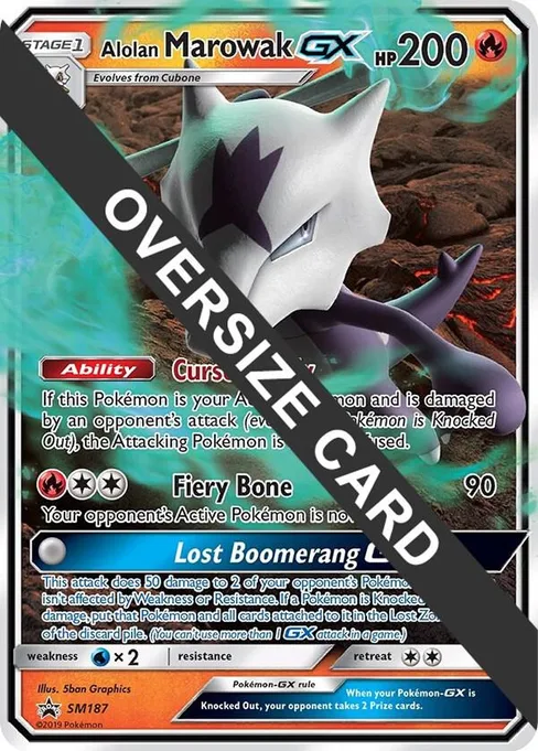 Alolan Marowak GX, Jumbo Cards #SM187