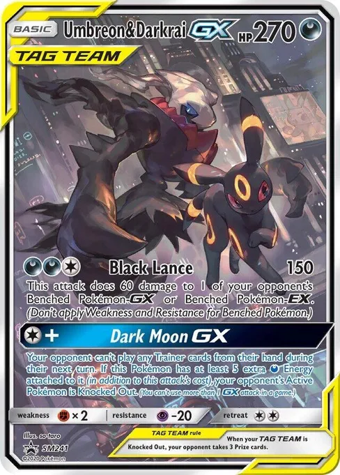 Umbreon & Darkrai GX, Jumbo Cards #SM241