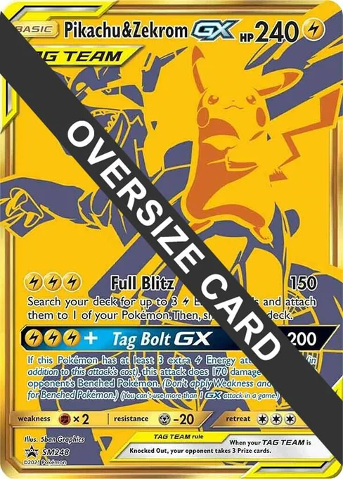 Pikachu & Zekrom GX, Jumbo Cards #SM248