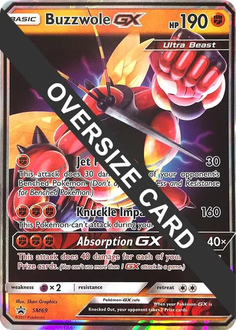 Buzzwole GX, Jumbo Cards #SM69