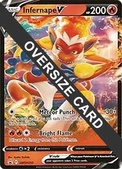 Infernape V, Jumbo Cards #SWS252