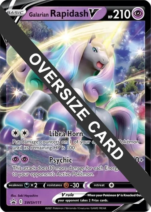 Galarian Rapidash V, Jumbo Cards #SWSH111
