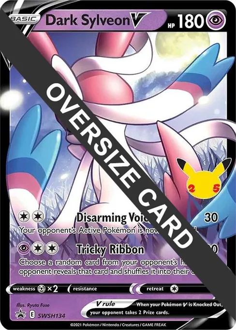 Dark Sylveon V, Jumbo Cards #SWSH134