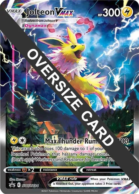 Jolteon VMAX, Jumbo Cards #SWSH184