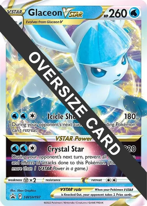 Glaceon VSTAR, Jumbo Cards #SWSH197