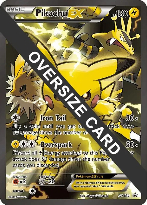 Pikachu EX, Jumbo Cards #XY124