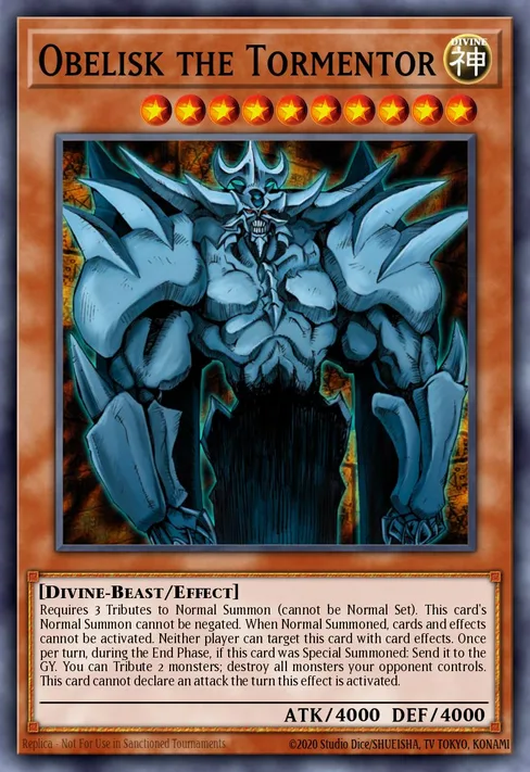 Obelisk the Tormentor, 25th Anniversary Ultimate Kaiba Set #KC01-EN022