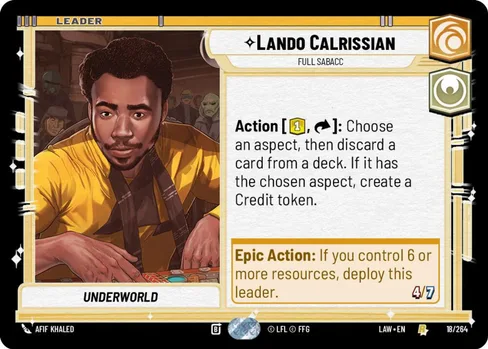 Lando Calrissian — Full Sabacc, A Lawless Time #018