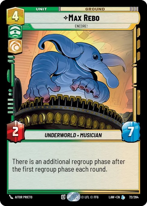 Max Rebo — Encore!, A Lawless Time #072