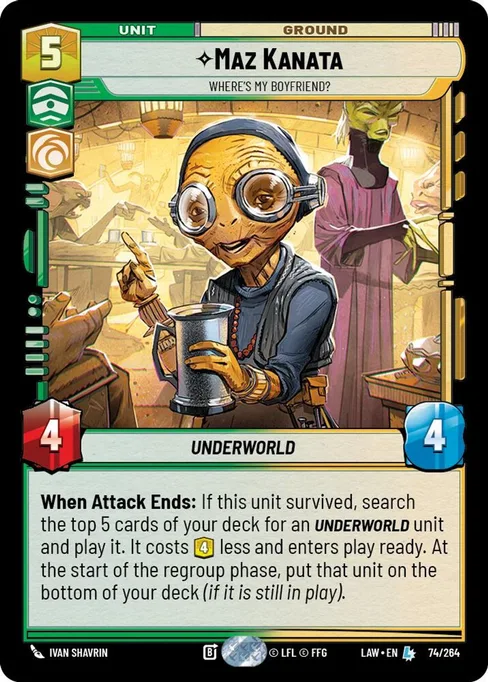 Maz Kanata — Where's My Boyfriend?, A Lawless Time #074