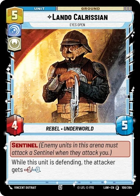 Lando Calrissian — Eyes Open, A Lawless Time #108