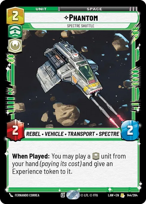 Phantom — Spectre Shuttle, A Lawless Time #144