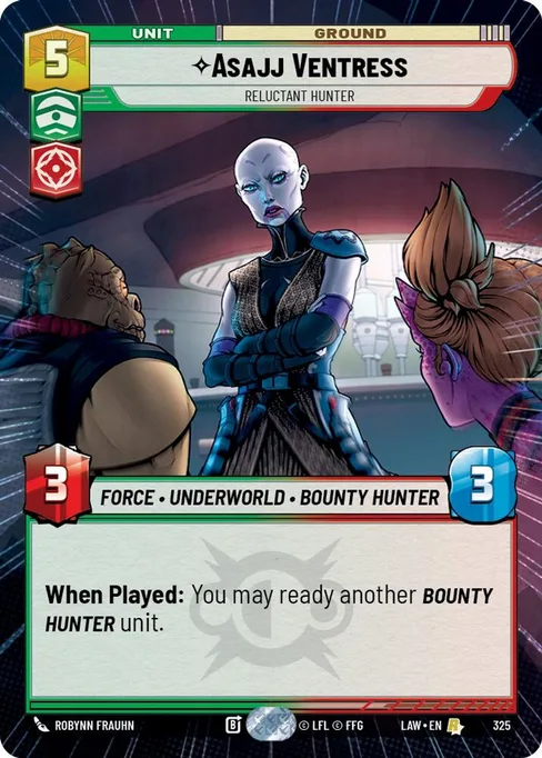Asajj Ventress — Reluctant Hunter, A Lawless Time #325
